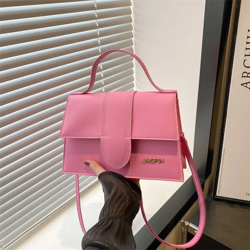 Pink New Arrow Flap Crossbody Bag for Women - Image 5