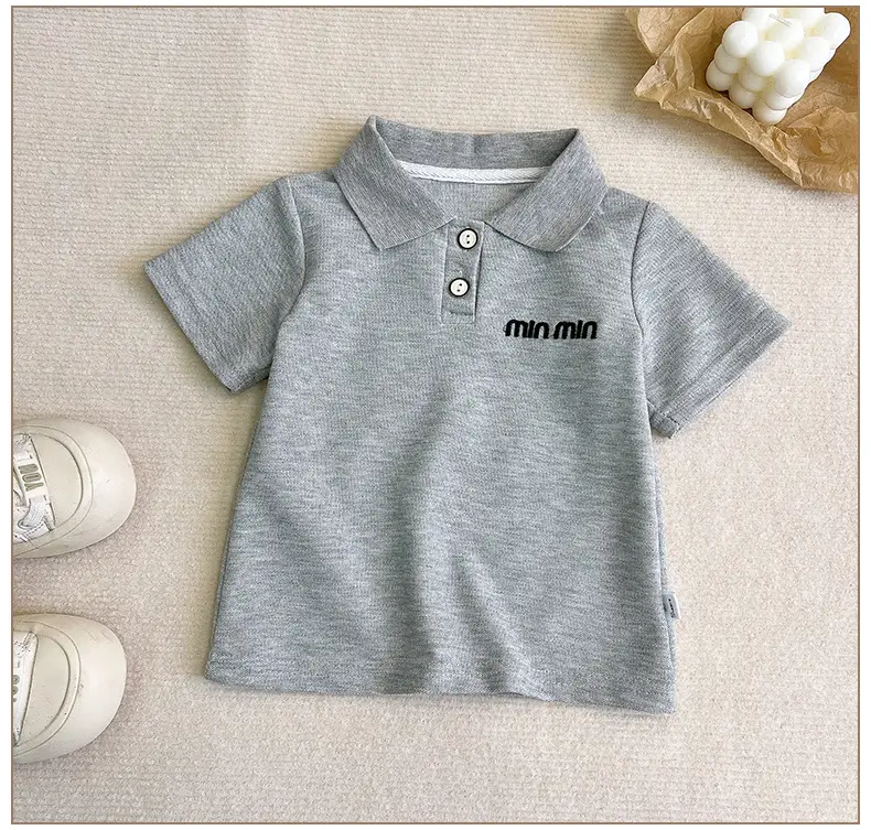 Kids Korean Style Polo T-Shirt Set of 3 — feature 8