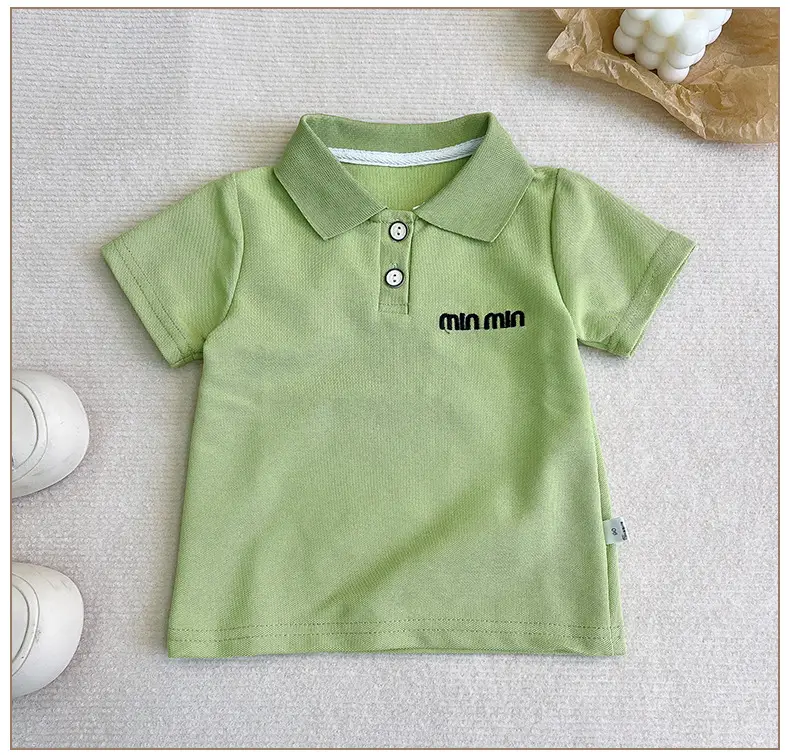 Kids Korean Style Polo T-Shirt Set of 3 — feature 9
