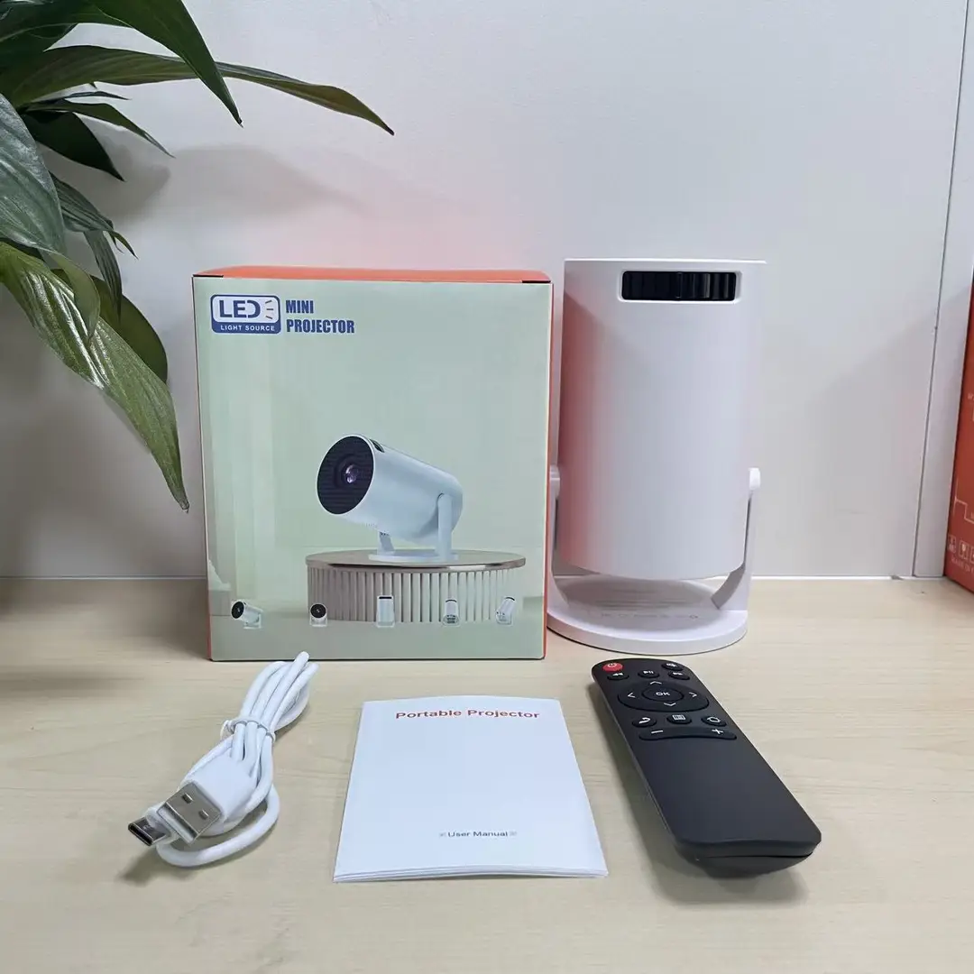 Hy300Mini Projector Wireless Screen Mirroring Hd 1080P Home Theater Portable Barrel Projection