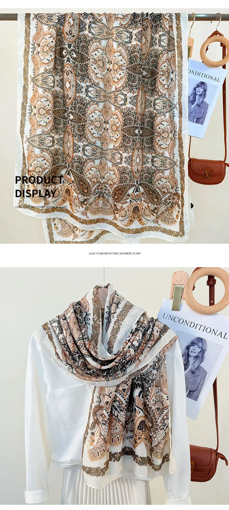 Korean Style Printed Scarf for Women — feature 11