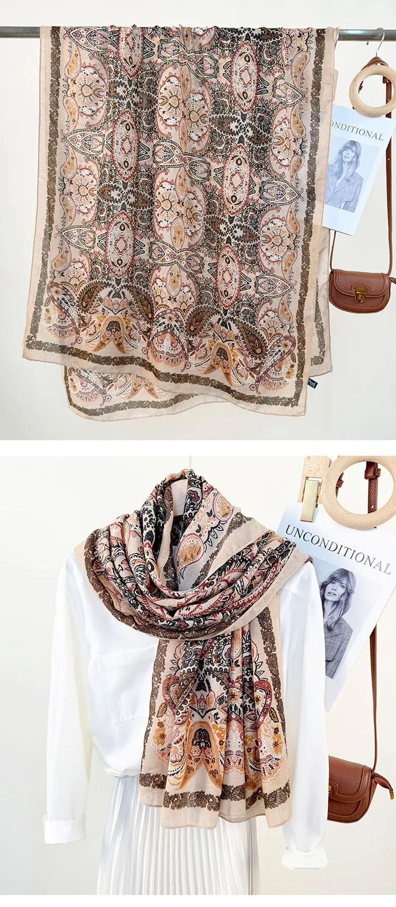 Korean Style Printed Scarf for Women — feature 13