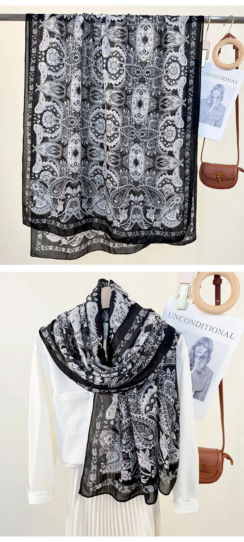 Korean Style Printed Scarf for Women — feature 15