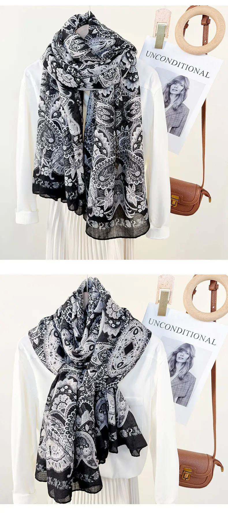 Korean Style Printed Scarf for Women — feature 16