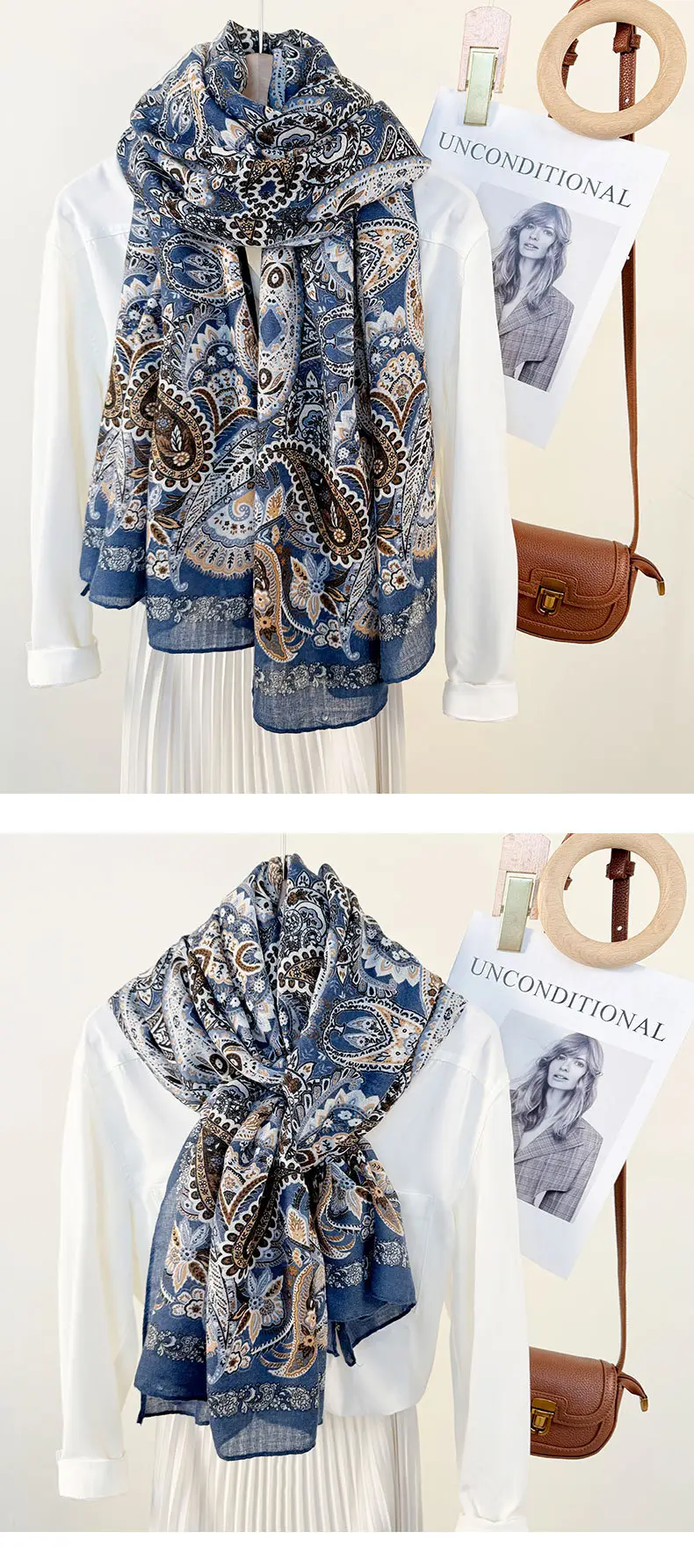 Korean Style Printed Scarf for Women — feature 18