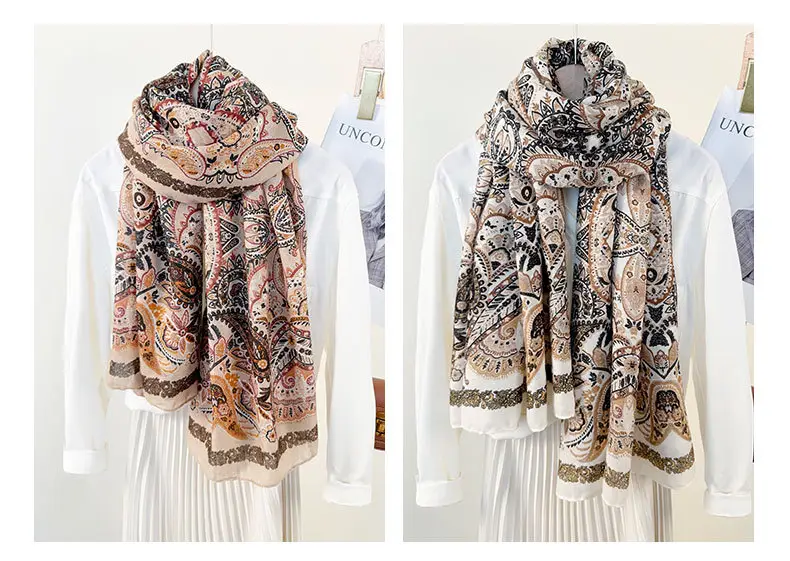 Korean Style Printed Scarf for Women — feature 8