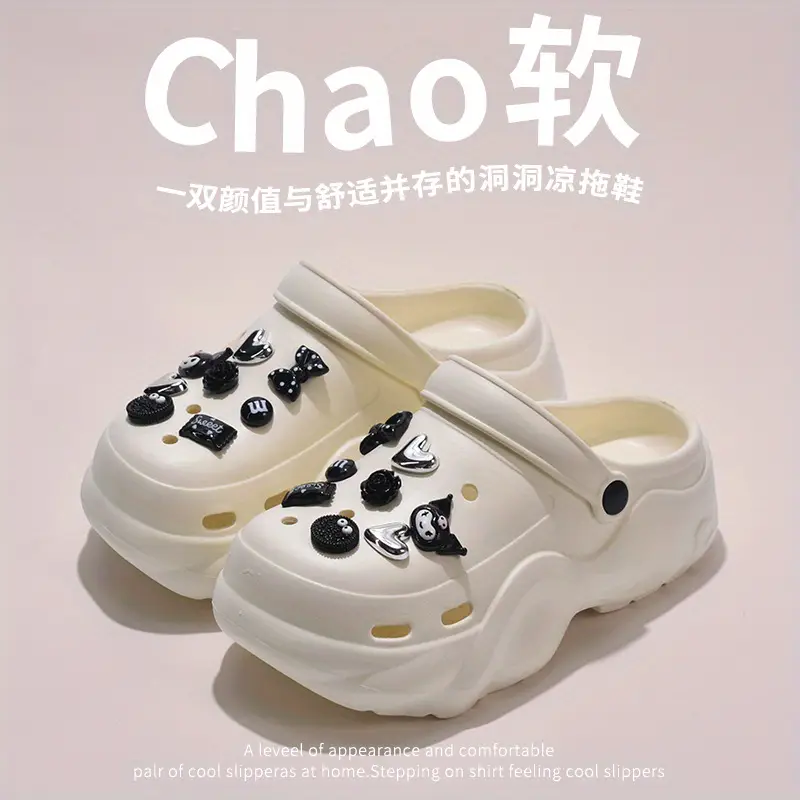 Women's Cartoon Sandals White Soft Summer Outer Pass 2025 - Image 10