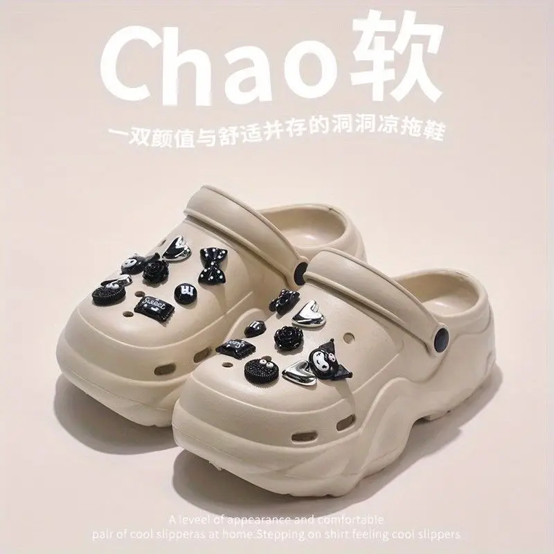 Women's Cartoon Sandals White Soft Summer Outer Pass 2025 - Image 11