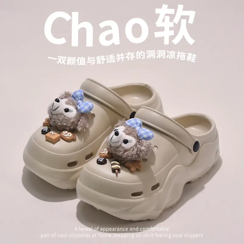 Women's Cartoon Sandals White Soft Summer Outer Pass 2025 - Image 17