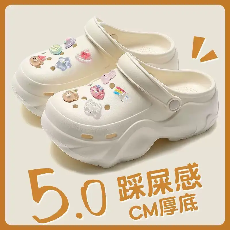 Women's Cartoon Sandals White Soft Summer Outer Pass 2025 - Image 22
