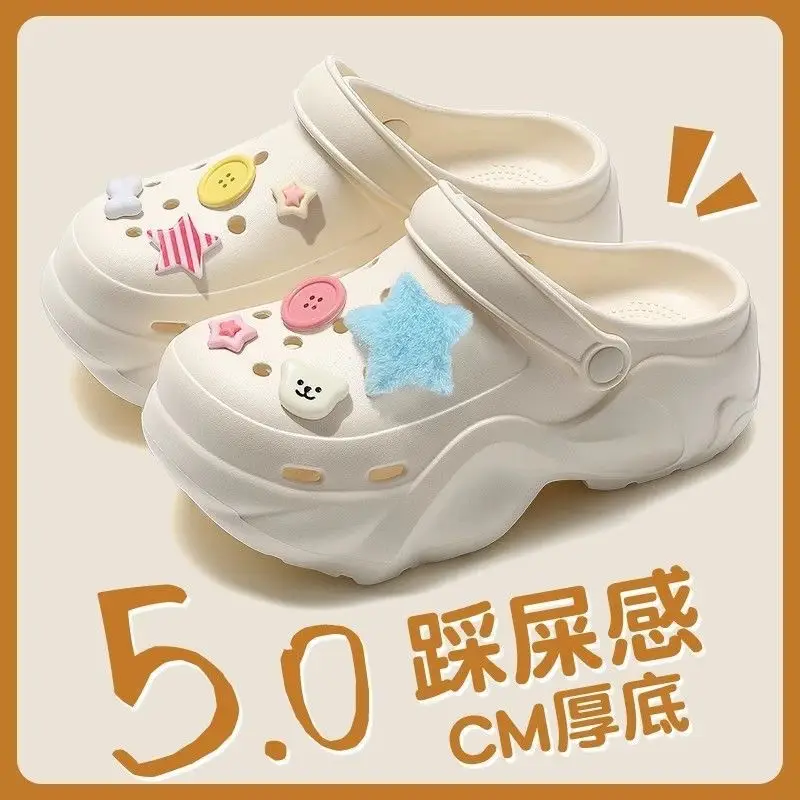 Women's Cartoon Sandals White Soft Summer Outer Pass 2025 - Image 25