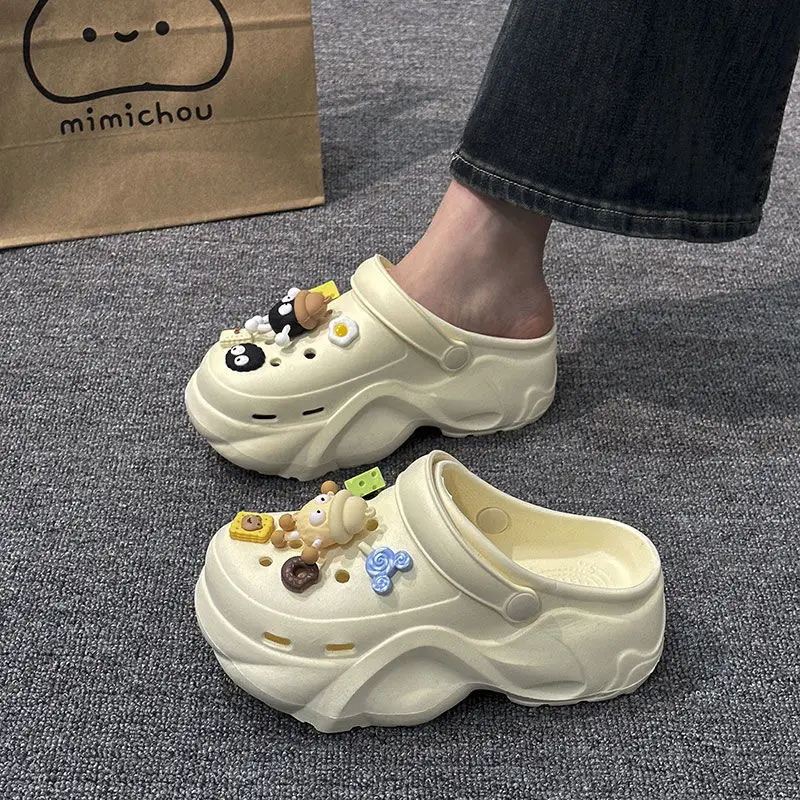 Women's Cartoon Sandals White Soft Summer Outer Pass 2025 - Image 31