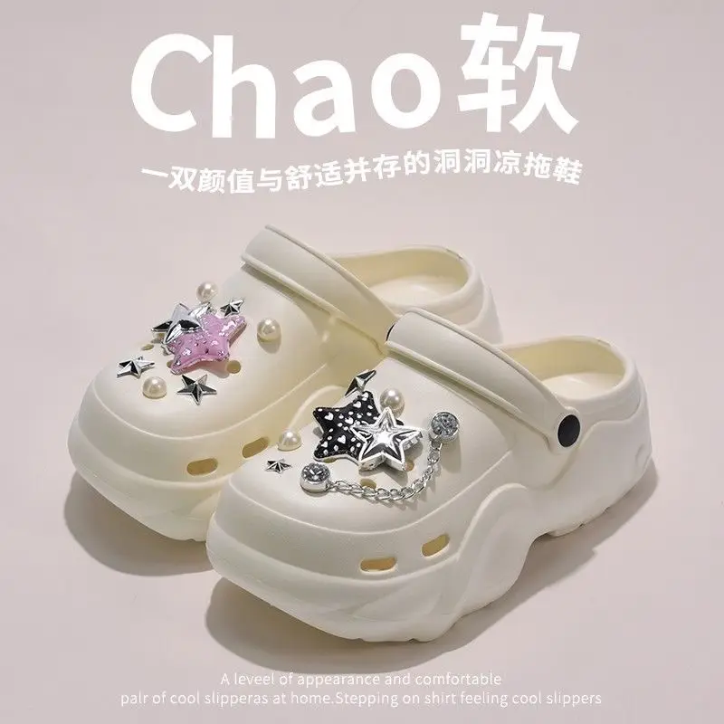 Women's Cartoon Sandals White Soft Summer Outer Pass 2025 - Image 37