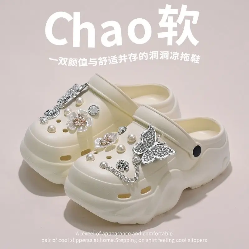 Women's Cartoon Sandals White Soft Summer Outer Pass 2025 - Image 55
