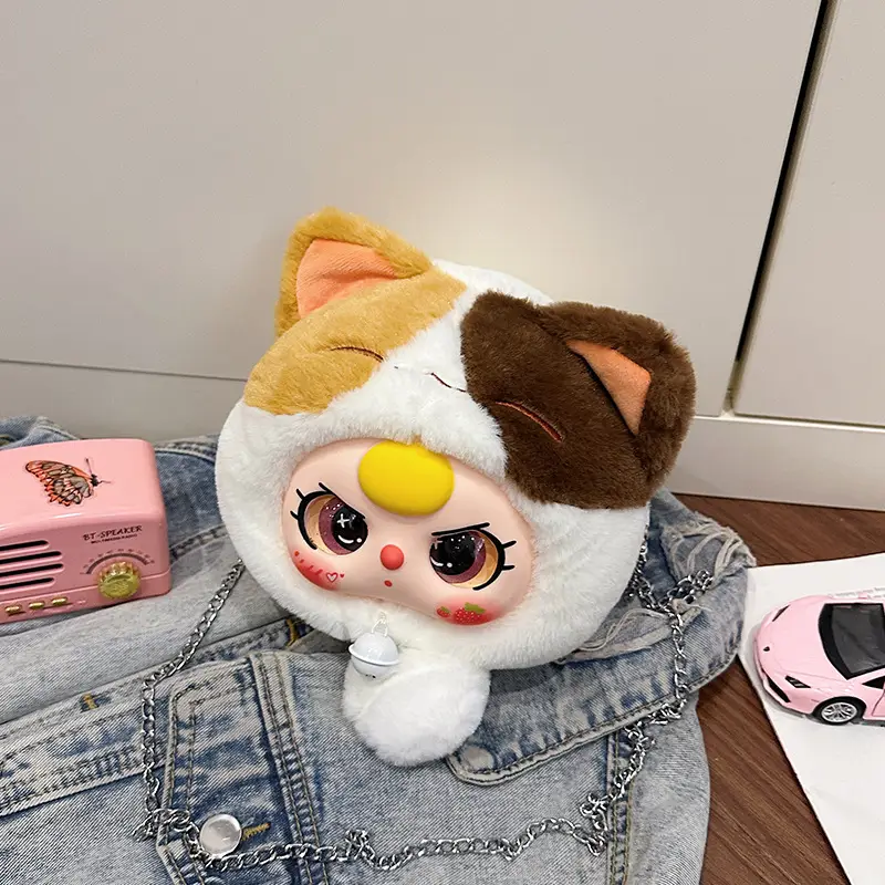 New Baby Luckie Cat Plush Doll Set of 4
