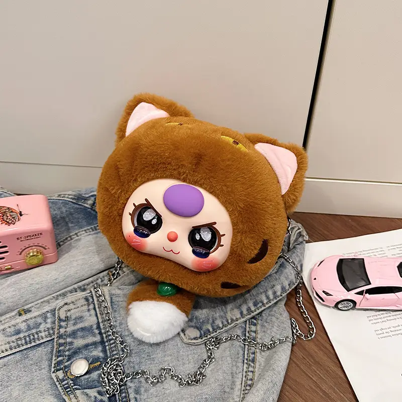 New Baby Luckie Cat Plush Doll Set of 4