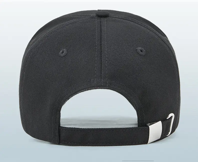 Men's Black 5-Piece High-Cap Sunscreen Cap Big Head Circumference — feature 30