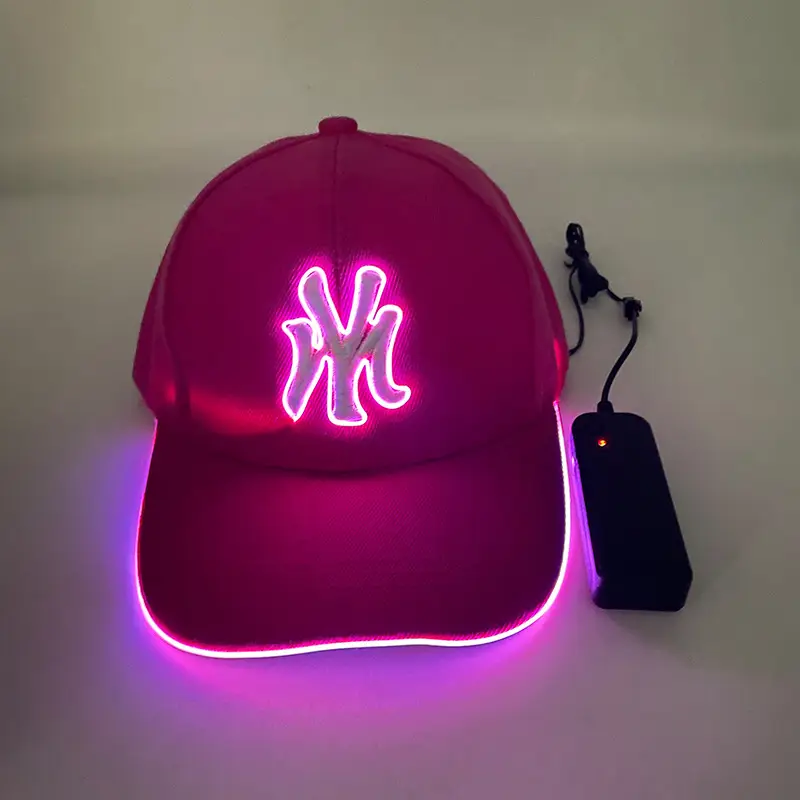Luminous Neon Letter Baseball Cap Black 2025 — feature 10