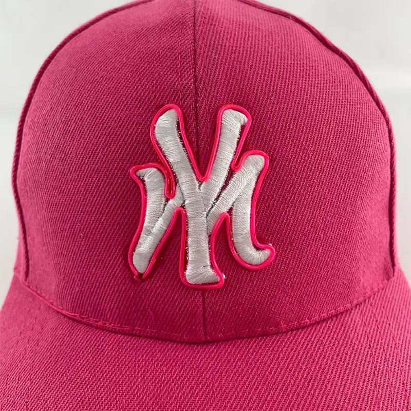 Luminous Neon Letter Baseball Cap Black 2025 — feature 11