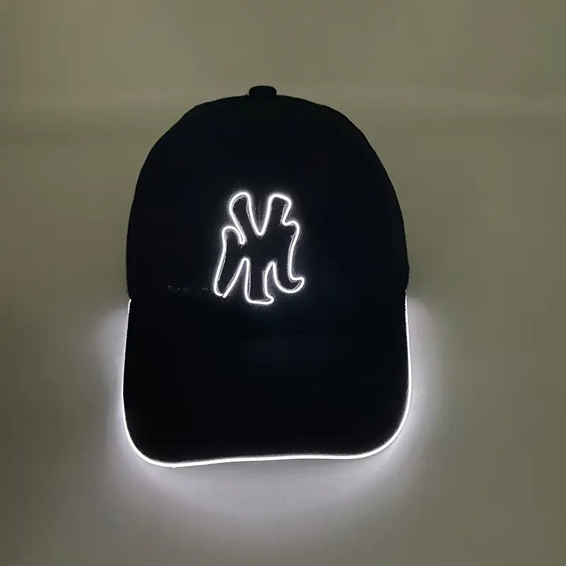 Luminous Neon Letter Baseball Cap Black 2025 — feature 12