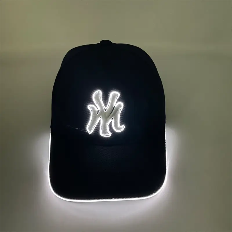 Luminous Neon Letter Baseball Cap Black 2025 — feature 13