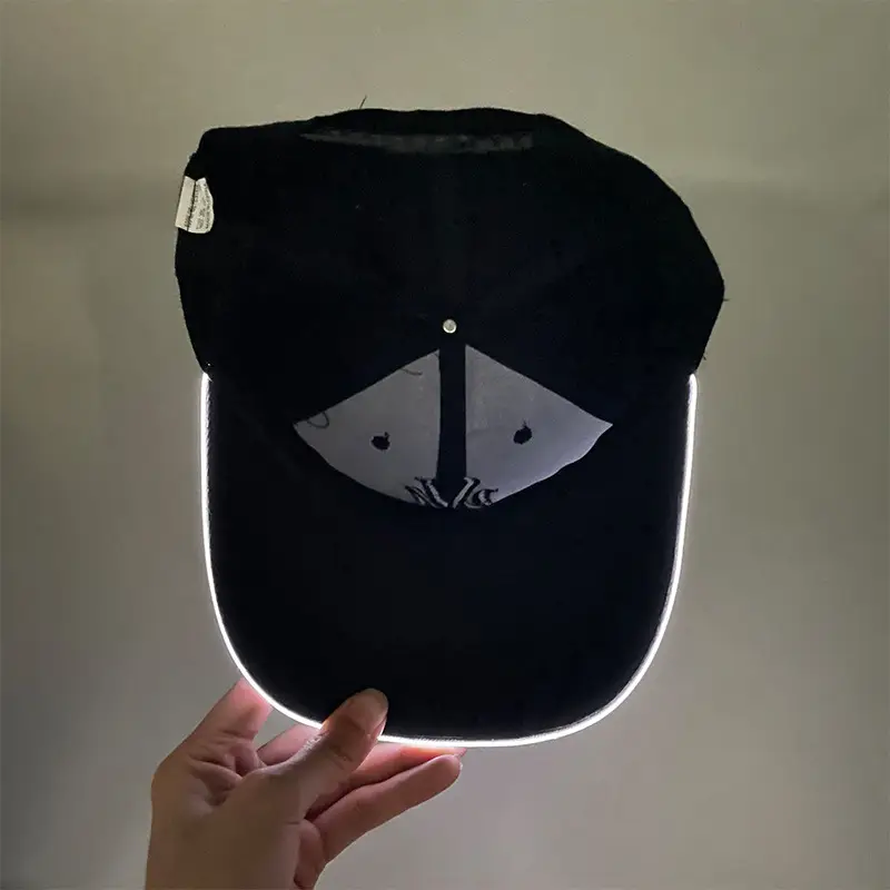 Luminous Neon Letter Baseball Cap Black 2025 — feature 14