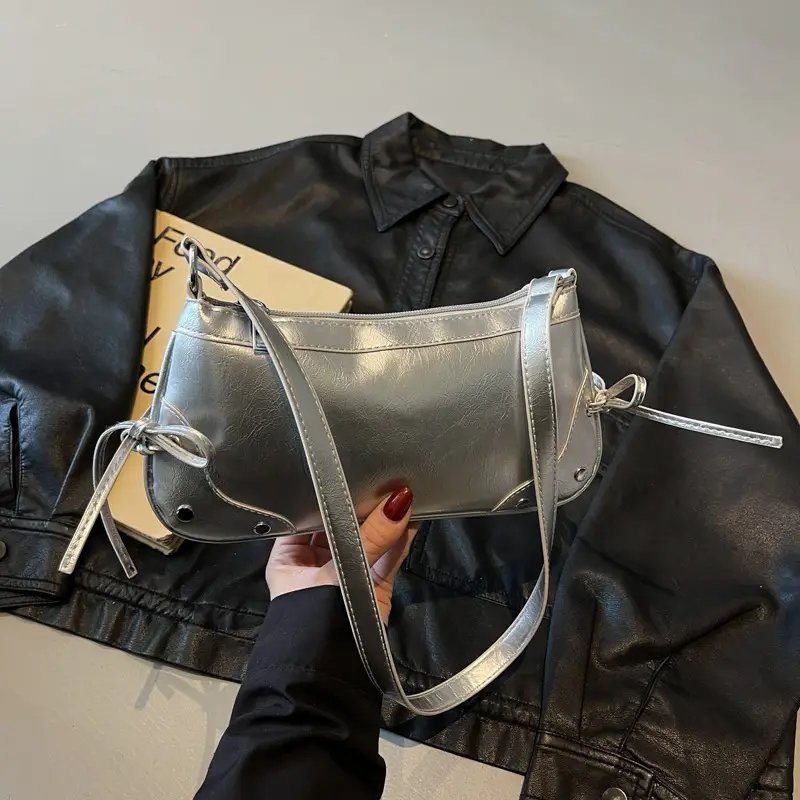 Silver Transparent Shoulder Bag for Women 2025 - Image 6