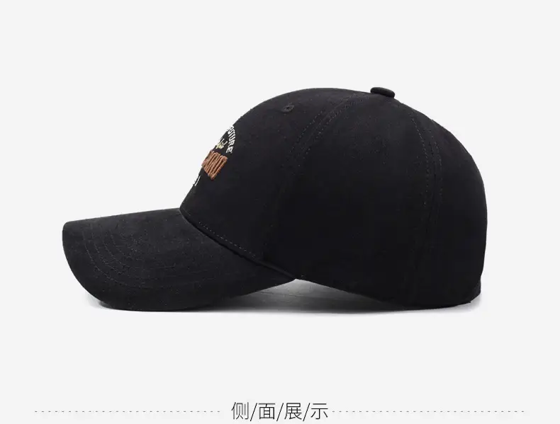 Women's Black Letter Embroidered Baseball Cap — feature 10