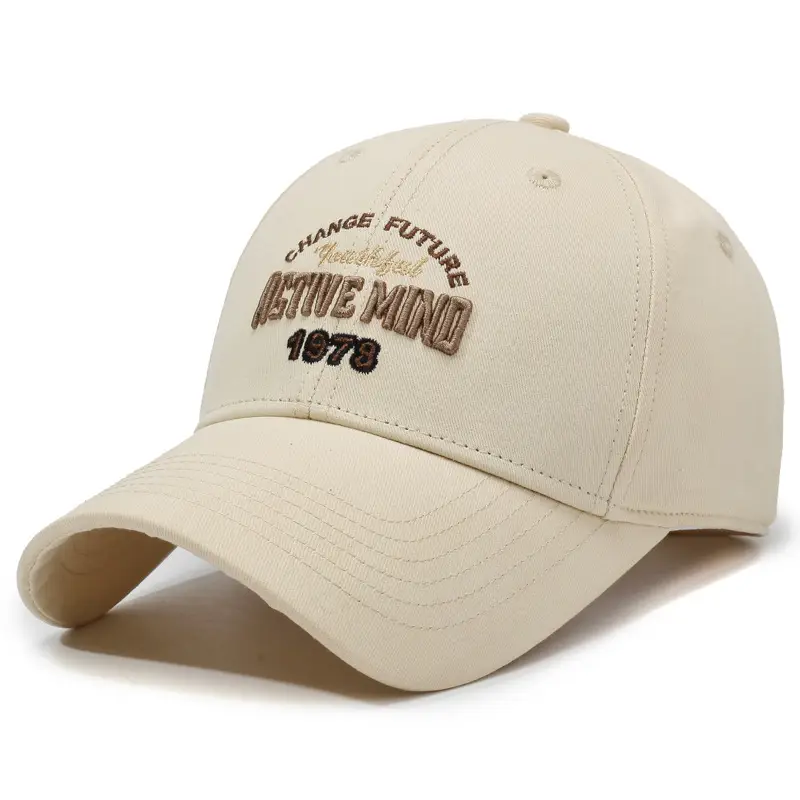 Women's Black Letter Embroidered Baseball Cap