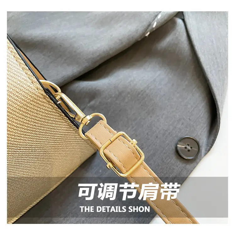 Light Blue Flap Bag for Women with Gold Clasp — feature 4