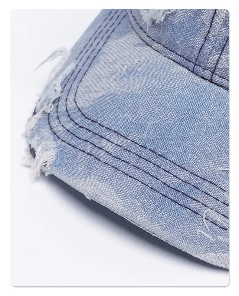 Mens Wind Wash Retro Cap Old Hole Wash Cap — feature 10