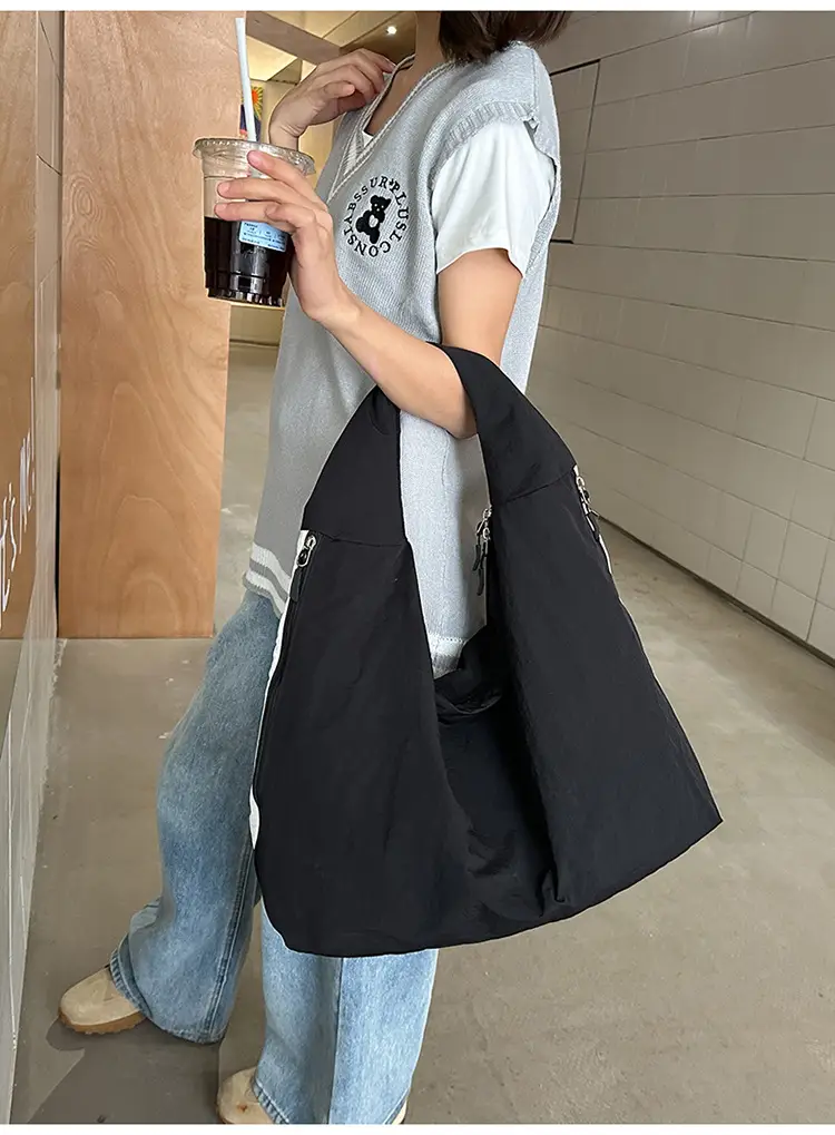 Women Brown Crossbody Tote Bag Large Capacity Lightweight — feature 15