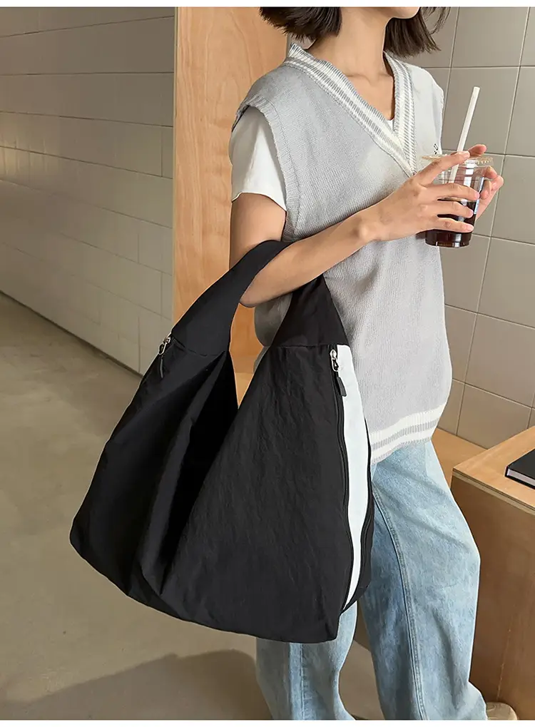 Women Brown Crossbody Tote Bag Large Capacity Lightweight — feature 19