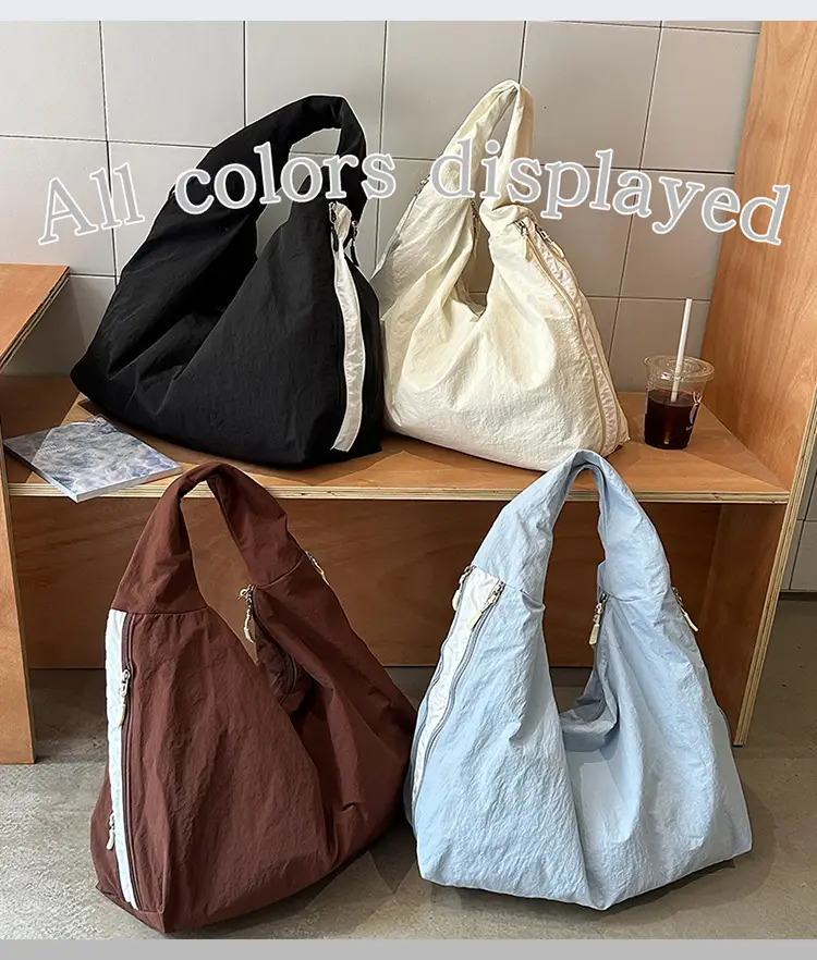 Women Brown Crossbody Tote Bag Large Capacity Lightweight — feature 3
