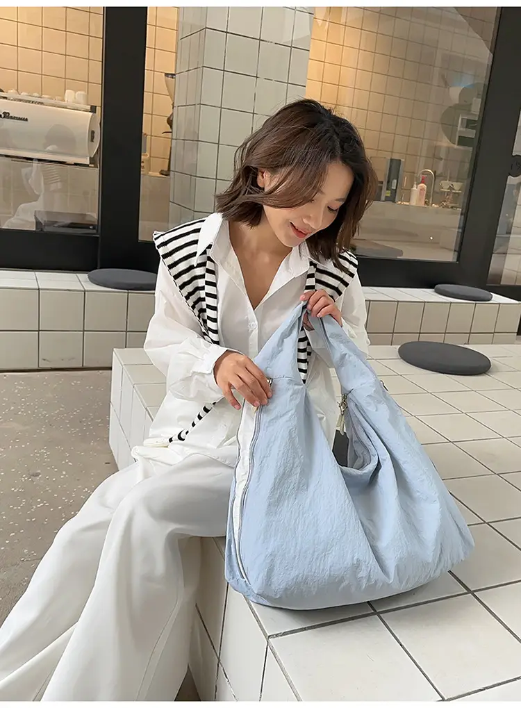 Women Brown Crossbody Tote Bag Large Capacity Lightweight — feature 31
