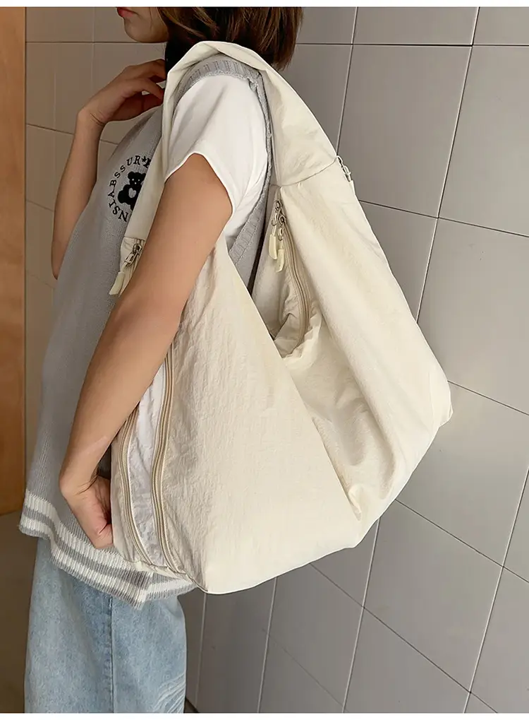Women Brown Crossbody Tote Bag Large Capacity Lightweight — feature 9