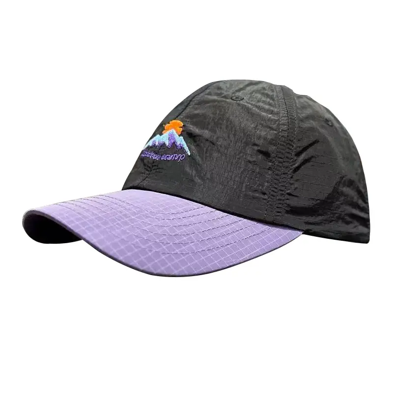 Men Waterproof Baseball Cap Blue Black - Image 9