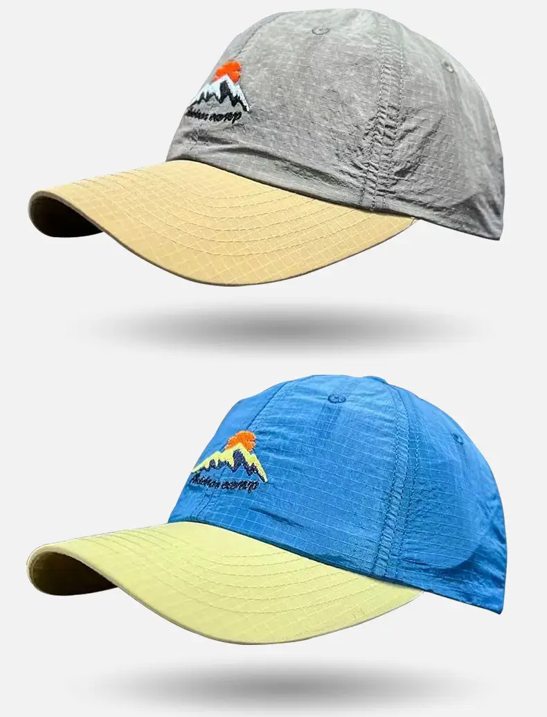 Men Waterproof Baseball Cap Blue Black — feature 12