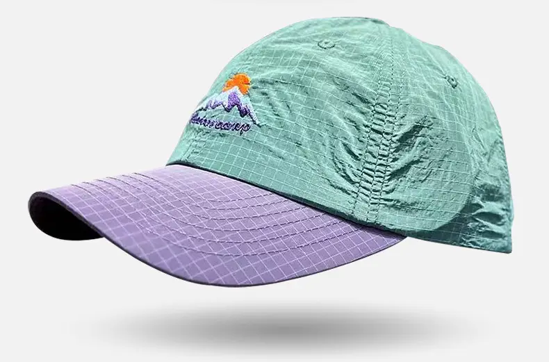 Men Waterproof Baseball Cap Blue Black — feature 13