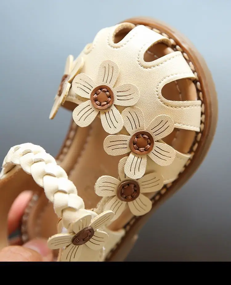 Baby Floral Sandals for Girls Toddler Soft Sole — feature 14