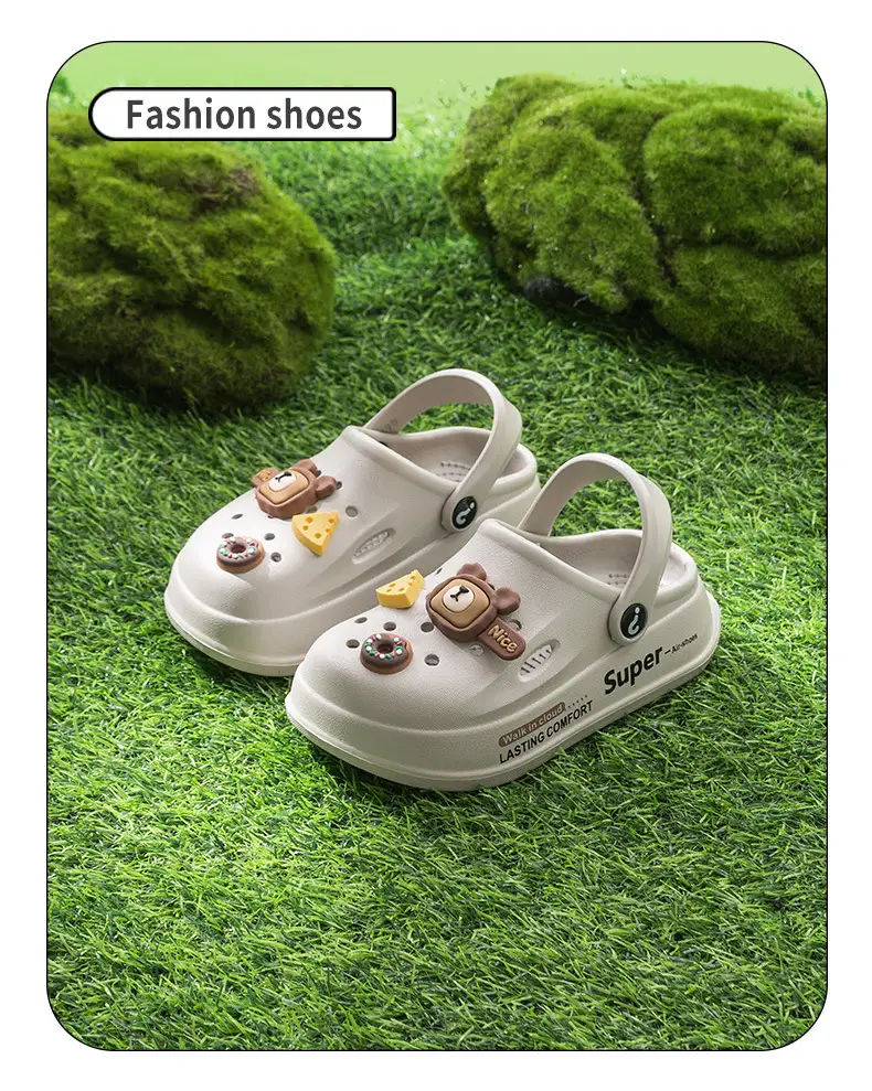 Girls Pink Cartoon Toe-Toe Slippers Summer — feature 16