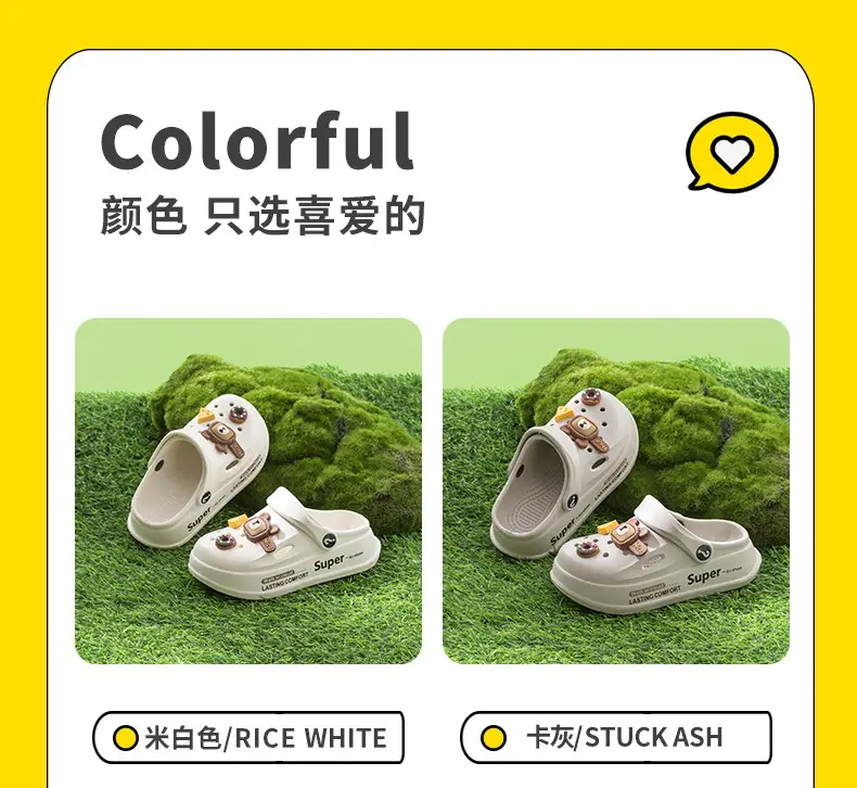 Girls Pink Cartoon Toe-Toe Slippers Summer — feature 4