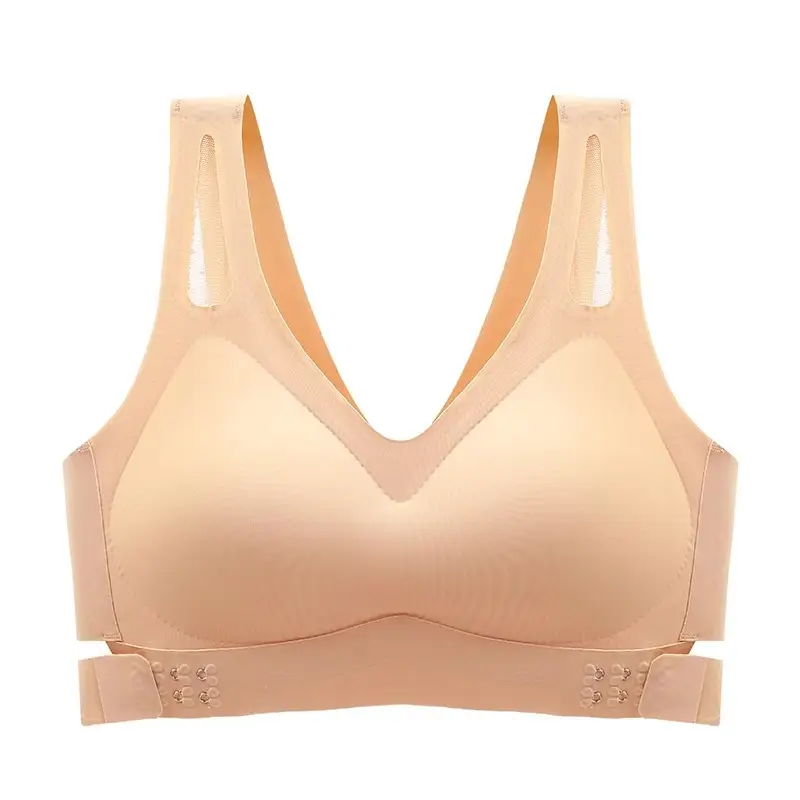 Women's Seamless Side-Closing Bra with Back Push Up Design - Image 2