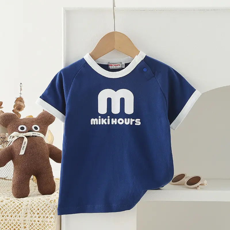 In-laws Boys Cotton Blue T-Shirt Summer New - Image 3