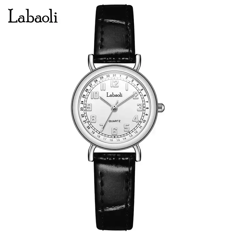 La Boli Gold Quartz Women's Watch with Green Bracelet