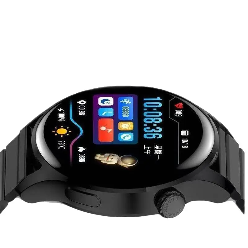 Black Smart Watch with Water Resistant & NFC Payment — feature 4