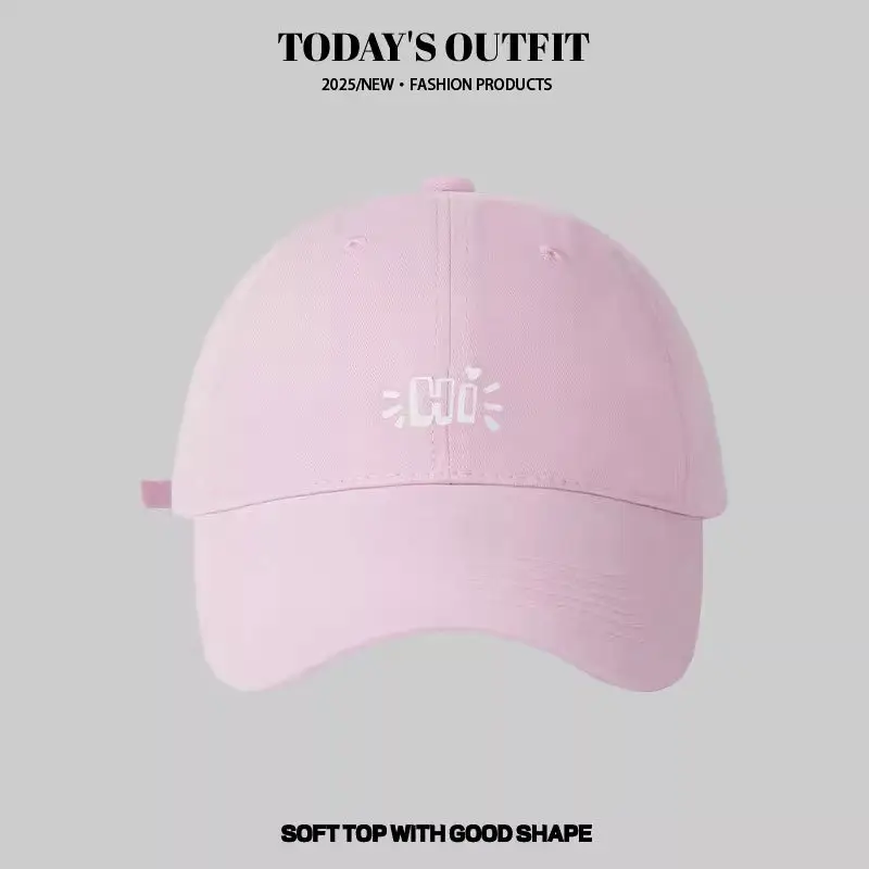 Purple 2025 Hi Letter Baseball Cap for Couples