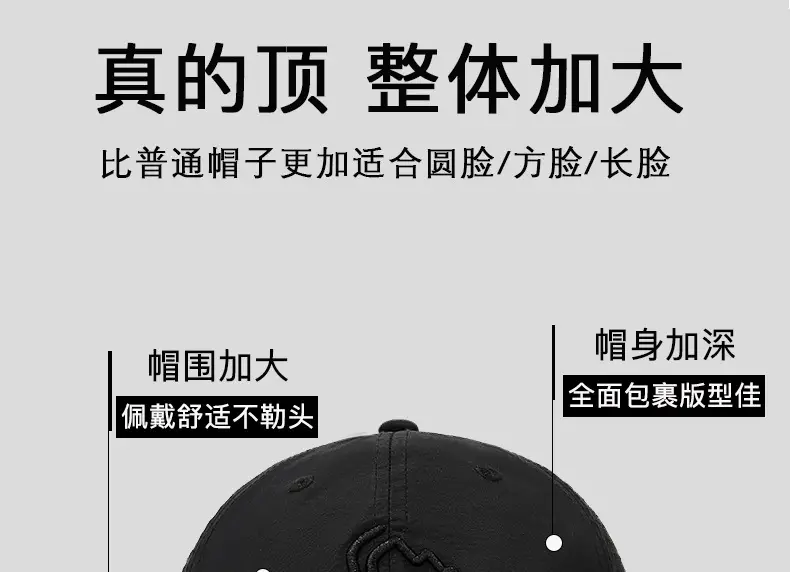 Perforated Baseball Cap 7.5cm Long, Black, UV Protective — feature 3