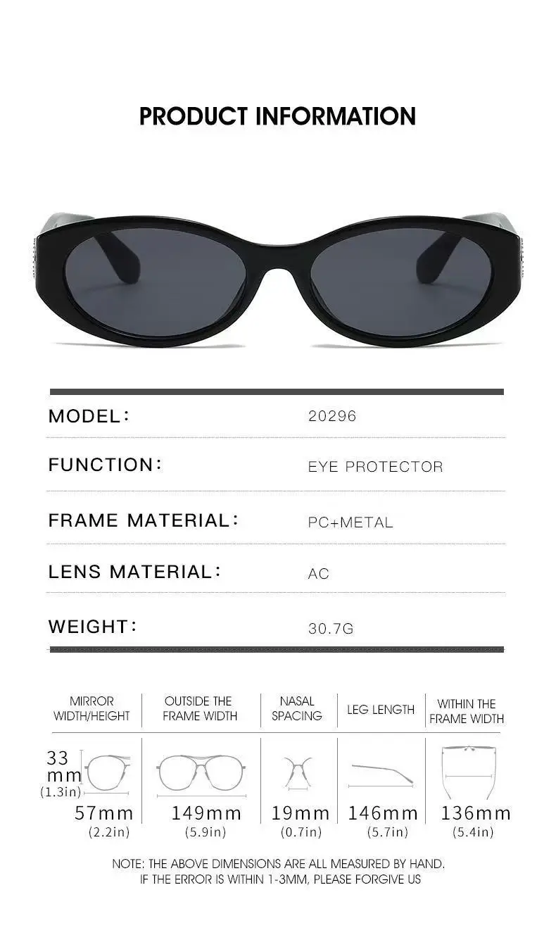 Cat-Eye Sunglasses Black Frame Dark้็ โ feature 10