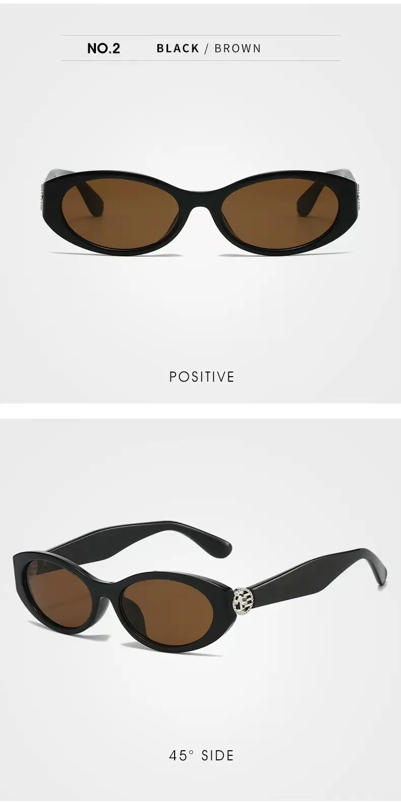 Cat-Eye Sunglasses Black Frame Dark้็ โ feature 15